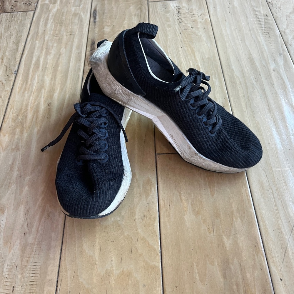 Allbirds Tree Dashers Women’s Size 7 Black Athletic Running Shoes